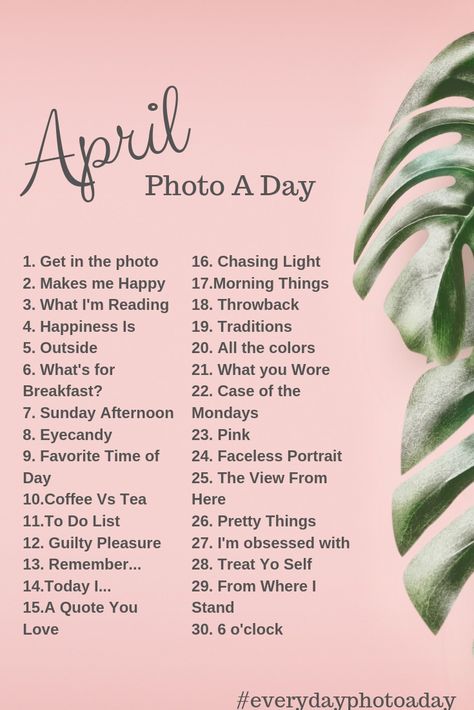 April Challenge Instagram, April Photo Challenge 2024, Photo Challenge 2024, Instagram Post Challenges, Spring Photo Challenge, April Photoshoot Ideas, Photo Challenge Instagram, Spring Photography Ideas, May Photo Challenge