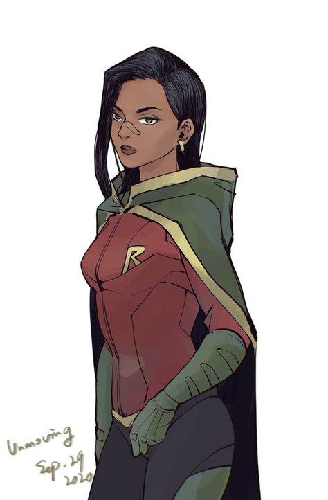 Drake Art, Female Robin, Female Heroes, Robin Dc, Heroes And Villains, Batman Artwork, Alternate Universe, Dc Super Hero Girls, Female Hero