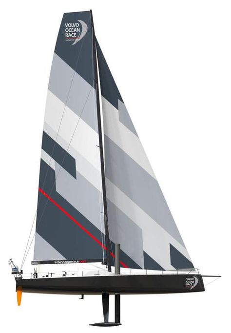 Sail-World.com : Volvo Ocean 65s mark first one-design use in 40yrs of Volvo Ocean Race Sail Concept Architecture, Futuristic Sailboat, Remote Control Boats, Racing Sailboats, Boat Racing, Boat Decals, Sail Racing, Model Sailboat, Volvo Ocean Race