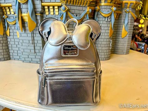 Stop Everything - The Gorgeous 100th Anniversary Ears Have Arrived in Disney World! - AllEars.Net Disney 100 Anniversary, Disney Menus, Disney 100th Anniversary, Disney 2023, Disney Restaurants, Anniversary Logo, Disney Bags, Little Drawings, Disney Resorts