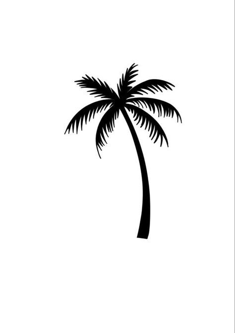 Palm Tree Tattoo Design Drawing, Palm Tree Drawing Tattoo, Small Palm Tree Tattoo Men, Magaluf Tattoo, Little Palm Tree Tattoo, Small Palm Tattoo, Palm Tattoo Men, Palm Tree Outline Tattoo, Palm Tree Tattoo Stencil