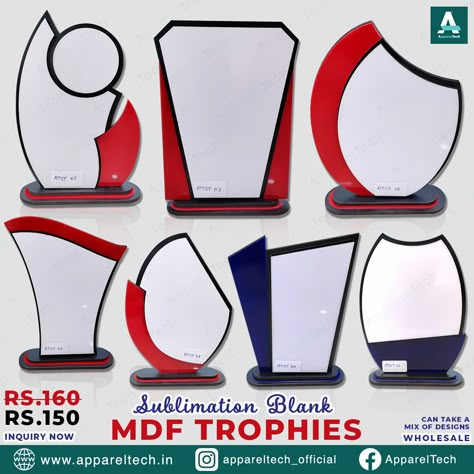 Looking for high-quality Sublimation Blank MDF Trophy? Look no further than Appareltech! Our company is proud to be one of the best manufacturers of these sublimation trophies in the market, providing our customers with durable and stylish products that can be customized to their exact specifications. Yellow Business Card, Teacher Awards, Acrylic Trophy, Diy Laser Cut, Plaque Design, Custom Business Signs, Custom Trophies, Blank Photo, Award Plaque