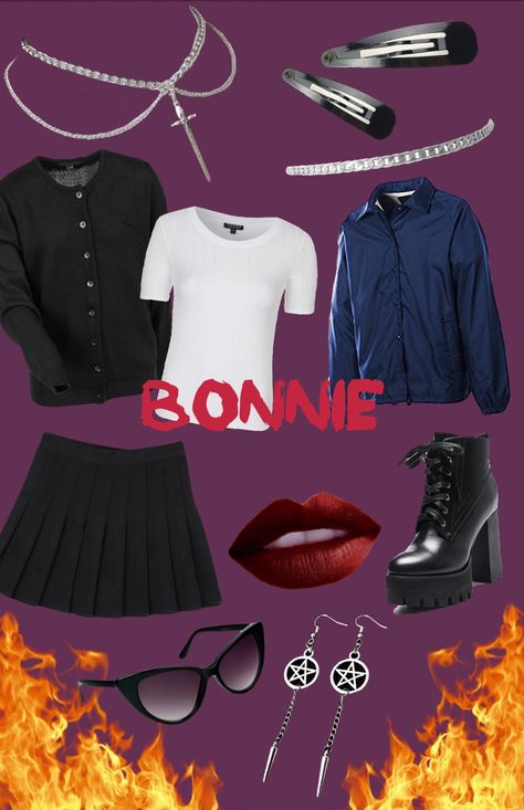 Some ideas for Bonnie from the Craft outfit Sarah From The Craft Outfits, Bonnie The Craft Outfits, Bonnie From The Craft, Sarah The Craft Outfits, The Craft Movie Outfits, Bonnie The Craft, The Craft Aesthetic Outfits, The Craft Outfits, Bonnie Aesthetic