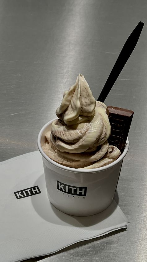 Kith Treats pic taken by me🍦 #KithLA #Kith #KithTreats #branding #aesthetic  #beveerlyhills #vibes #softserve #chocolate #sweettreat Kith Treats, Branding Aesthetic, Lab Design, Aesthetic Vibes, Soft Serve, Sweet Treats, Lab, Branding, Quick Saves