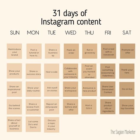 31-day Instagram content challenge for bloggers to help you create fresh, engaging content and grow your #Tech_Tip_Tuesday #Instagram_Post_Ideas_For_Business #Media_Job_Aesthetic #Photography_Social_Media_Post_Ideas Content Challenge, Social Media Marketing Planner, Social Media Content Planner, Small Business Instagram, Social Media Marketing Instagram, Marketing Planner, Social Media Content Calendar, Business Marketing Plan, Social Media Marketing Plan