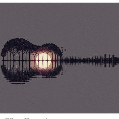 숲 사진, George Santayana, Guitar Art, Wow Art, Pencil Art, 그림 그리기, Music Art, Full Moon, Amazing Art