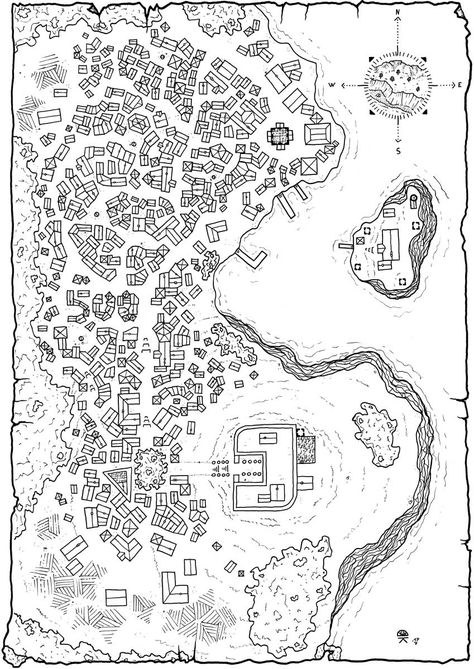 City of Newar I have recently reach 500 followers on Twitter and I asked you what kind of map you wanna see for celebrating it. You chose a city map so here it is. I had a lot of fun to draw this town and to write the story. I hope you enjoy it as much than I … City Map Drawing, Fantasy Map Maker, Cartography Map, Map Drawing, Fantasy City Map, Fantasy Map Making, Village Map, Fantasy World Map, Writing Fantasy