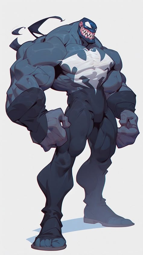 Venom Poses Reference, Super Hero Reference, Villain Pose Reference, Venom Concept Art, Spiderman Concept Art, Stylized Animation, Comics Art Style, Venom Reference, Superhero Design Concept Art