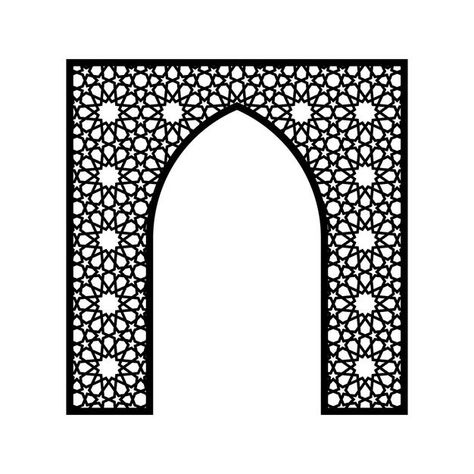 Islamic Frame Design, Islamic Arch, Arabic Interior Design, Muslim Prayer Room Ideas, Arabian Decor, Islamic Design Pattern, Islam Art, Decorative Ceiling Tile, Balcony Grill Design