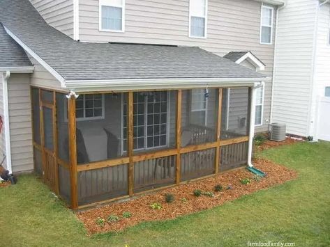 Outdoor Screen Patio Ideas, Small Enclosed Deck Ideas, Screen Enclosed Patio, Backyard Porch Extension Ideas, Small Enclosed Back Porch Ideas, How To Enclose A Patio, Small Screened In Patio Ideas, Enclosed Porch Ideas On A Budget, Diy Enclosed Porch