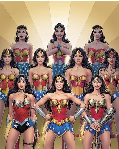 I never get tired of these costume evolution line ups. #WonderWoman 🌟 #ComicArt @dccomics Nicola Scott, Miss Hulk, Wonder Girls, Wonder Woman Art, Univers Dc, Star Comics, Arte Dc Comics, Marvel Vs Dc, Variant Covers