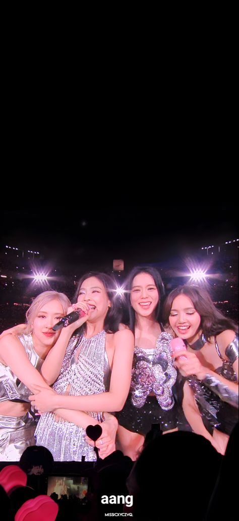 Blackpink Ot4 Wallpaper Aesthetic, Blackpink Concert Aesthetic, Blinks Aesthetic, Blackpink Concert, Black Pink Background, Blackpink Poster, Concert Aesthetic, Pink Tour, Blackpink Wallpaper