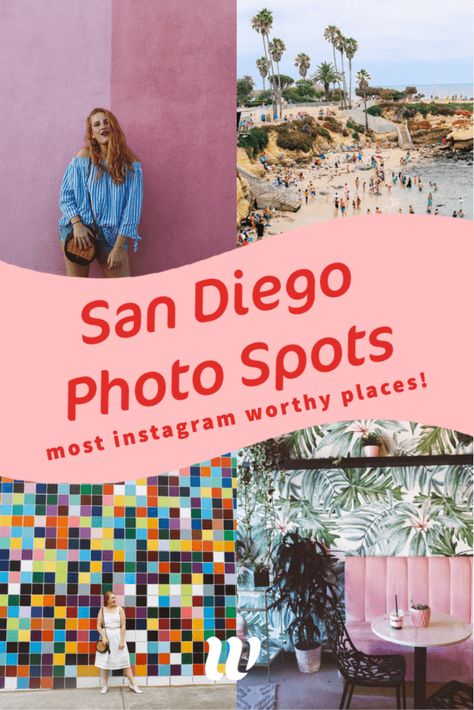 San Diego Photo Spots, Sunset Cliffs San Diego Photography, San Diego Picture Spots, San Diego Murals, The Flower Fields Carlsbad, San Diego Photo Ideas, San Diego Instagram Spots, San Diego Street Style, Balboa Park San Diego Photo Shoot