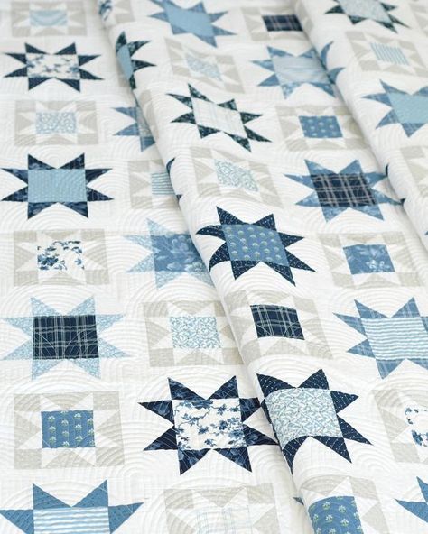 Thimble Blossoms by Camille Roskelley Thimble Blossoms, Camille Roskelley, Sea Quilt, Sand And Sea, Scrap Quilt Patterns, Cozy Quilts, Old Quilts, Fat Quarter Shop, White Quilt