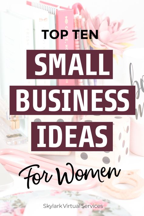 Biznis Ideas Small Businesses, How To Find A Business Idea, Top Jobs For Women, Self Employment Ideas Woman Small Businesses, Ideas For New Business, Small Businesses Ideas For Women, Business For Women To Start Ideas, Start Your Own Business Ideas Diy, Ideas For Own Business