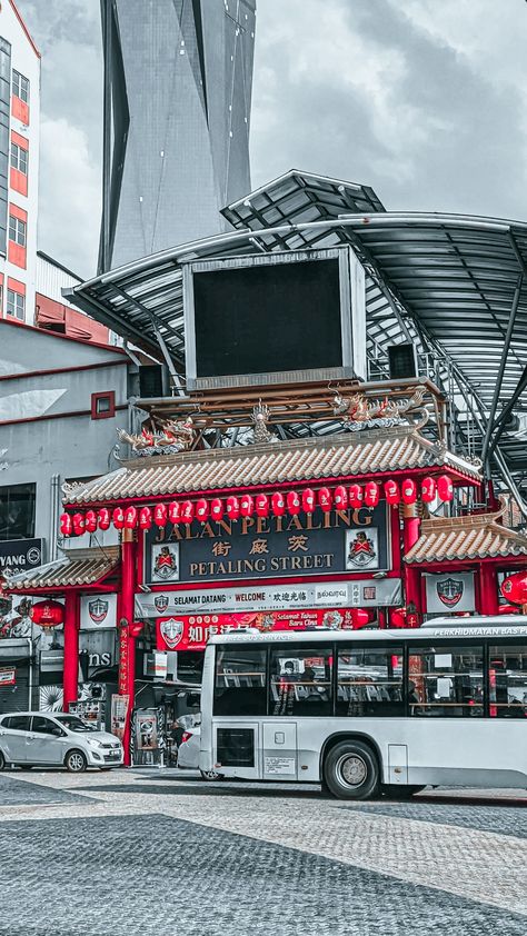 Malaysia Street Photography, Petaling Street, Kuala Lumpur City, Petaling Jaya, Urban Street, Main Entrance, The Bus, 2024 Vision, Kuala Lumpur