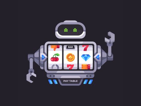 Slot machine animation by Ivan Dubovik on Dribbble Slot Machine Animation, Ivan Dubovik, Gamification Ui, Tron Game, Vintage Slot Machines, Machine Logo, Game Effect, Lottery Games, Print Screen