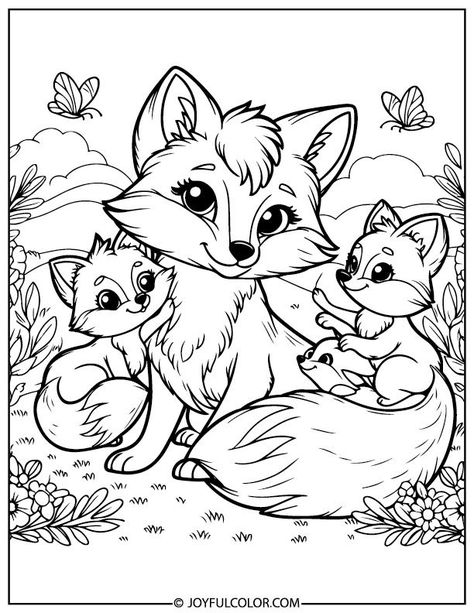 Free Animal Coloring Pages, Fox Coloring Pages, Printable Cow, Cow Coloring Pages, Bee Coloring Pages, Valentine Coloring Pages, Svg Images, Coloring Pages For Boys, Batman Wallpaper