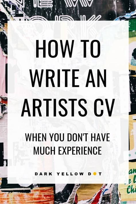 Applying For Jobs, Artist Cv, Jobs In Art, Art Biz, Art Advice, Art Articles, Art Student, Art Creativity, Artist Business