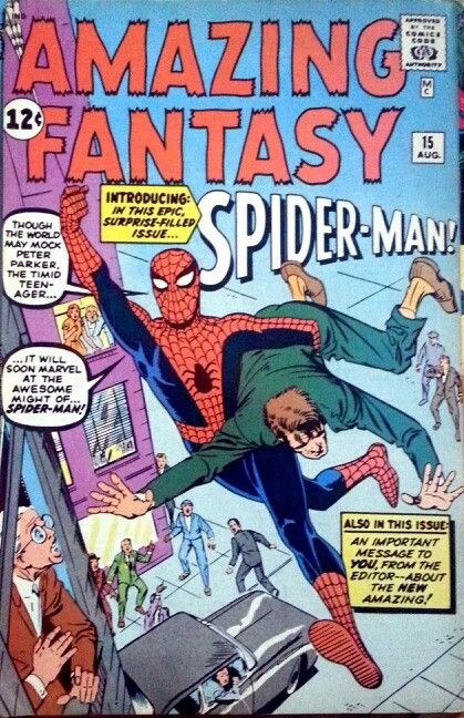 THE AMAZING FANTASY! Just found the first Spiderman comic in my collection!: 1962 Steve Ditko Art, Amazing Spider Man Comic, Harry Osborn, Mystery Man, Marvel Comics Covers, Silver Age Comics, Ultimate Spider Man, Steve Ditko, Mary Jane Watson