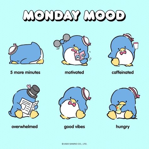 Feeling motivated today! Which #Tuxedosam are you?💙 #mondaymotivation Which Are You Today, How Do You Feel Today, How Are You Feeling Today, Tuxedo Sam, Penguin Drawing, Sanrio Stuff, Monday Mood, Hello Kitty Characters, Hello Kitty Cartoon