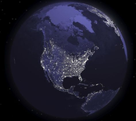 Gorgeous. Earth from space at night (United States view) Tectonic Plate Movement, Earth At Night, Advantages Of Solar Energy, Earth Photos, Mind Blowing Facts, Plate Tectonics, Earth From Space, To Infinity And Beyond, Space And Astronomy