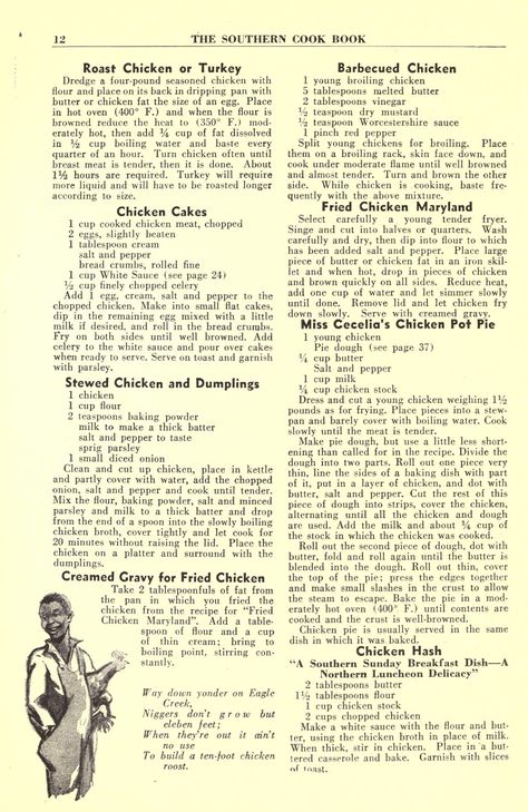 The Southern cook book of fine old recipes : Lustig, Lillie S, ed : Free Download, Borrow, and Streaming : Internet Archive Old Fashion Homemade Recipes, Vintage Chicken Recipes, Old Recipes Vintage, Recipes From The 1800’s, Old Southern Recipes, Southern Living Chicken And Dumplings, Appalachian Recipes, Vintage Cook Books, Southern Cookbook