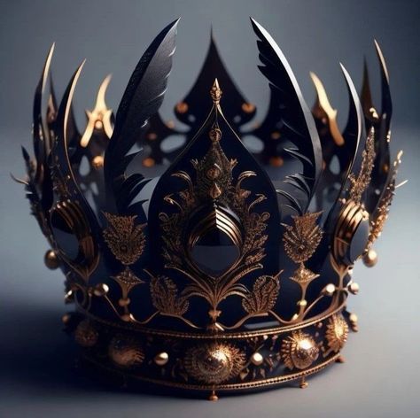 Fantasy Crowns King, Fantasy Crown Concept Art, Crown Concept Art, Fantasy Crown, Goth Wedding, Crown Tattoo, Headpiece Jewelry, Magical Jewelry, Crown Design