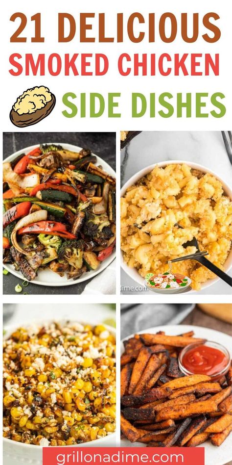 Microwave Chicken Recipes, Bbq Chicken Sides, Grilled Chicken Sides, Ground Chicken Recipes Healthy, Bbq Vegetables, Grilled Side Dishes, Bbq Side Dishes, Side Dishes For Chicken, Grilling Sides