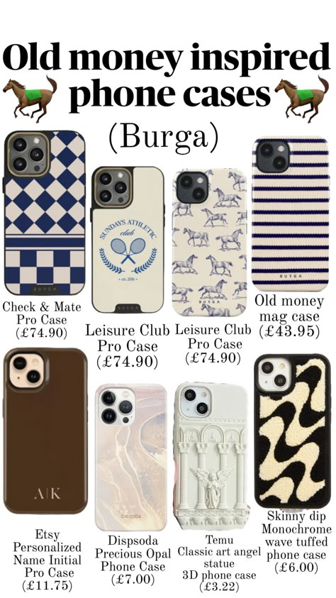 Wishlist Old Money, Classy Phone Cases, Etsy Phone Case, Preppy Phone Case, Best Phone Cases, Money Phone, Money Case, Creative Iphone Case, Custom Ipad