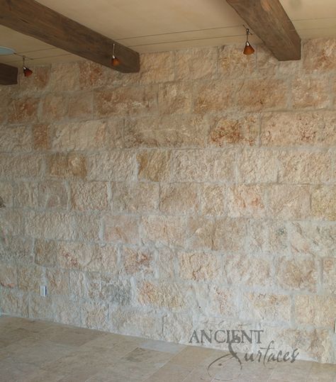 Antique Rough Limestone Wall Cladding Limestone Interior Walls, Facade Stone Cladding, Faux Limestone Wall, Exterior Wall Cladding Texture, Limestone Wall Interior, Wall Stone Cladding, Rendered Interior, Whitewashed Stone, Limestone Wall Cladding