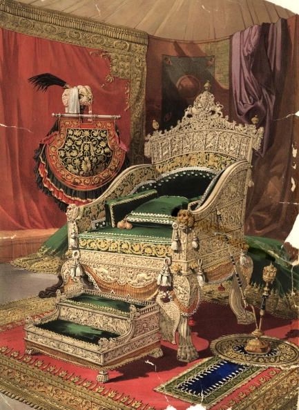 Thrones of India: From Shah Jahan’s Peacock Throne to Tipu Sultan’s Tiger Throne | Sahapedia King On Throne, Royal Throne, Throne Chair, Throne Room, Poster Size Prints, A4 Poster, Prince Albert, European History, Industrial Art