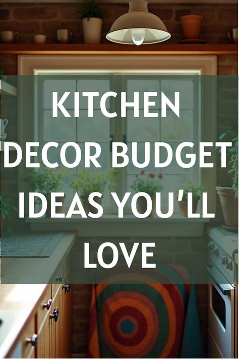 Kitchen Decor Budget Ideas You’ll Love Easy Kitchen Decor Ideas, Kitchen Apartment Ideas, Affordable Kitchen Decor, Ideas For Kitchen Decor, Kitchen Theme Ideas, Kitchen Decor On A Budget, Stylish Kitchen Decor, Kitchen Ideas Decor, Custom Backsplash