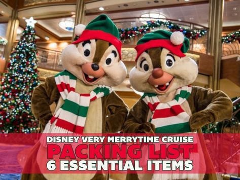 disney-very-merrytime-cruise-packing-list_featured_disney Disney Cruise Packing List, Alice In Wonderland Pictures, Christmas Cruise, Christmas Cruises, Disney World Christmas, Packing List For Cruise, A Very Merry Christmas, Packing For A Cruise, Disney Travel