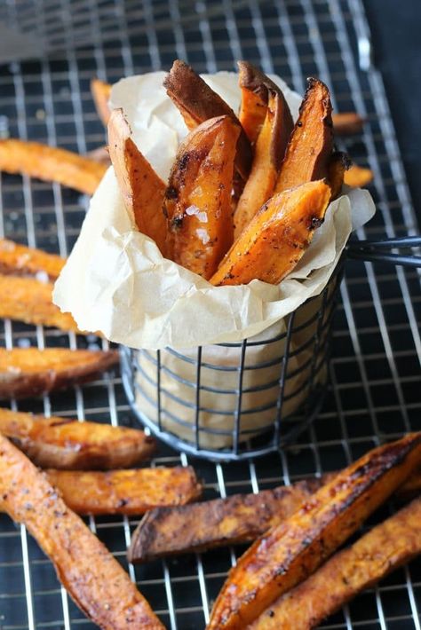 Sea Salt Sweet Potato Steak Fries Grilled Sweet Potato Fries, Tahini Dip, Grilled Sweet Potatoes, Baking Homemade, Small Dishes, Tahini Dressing, Ground Turmeric, Potato Fries, Steak Fries