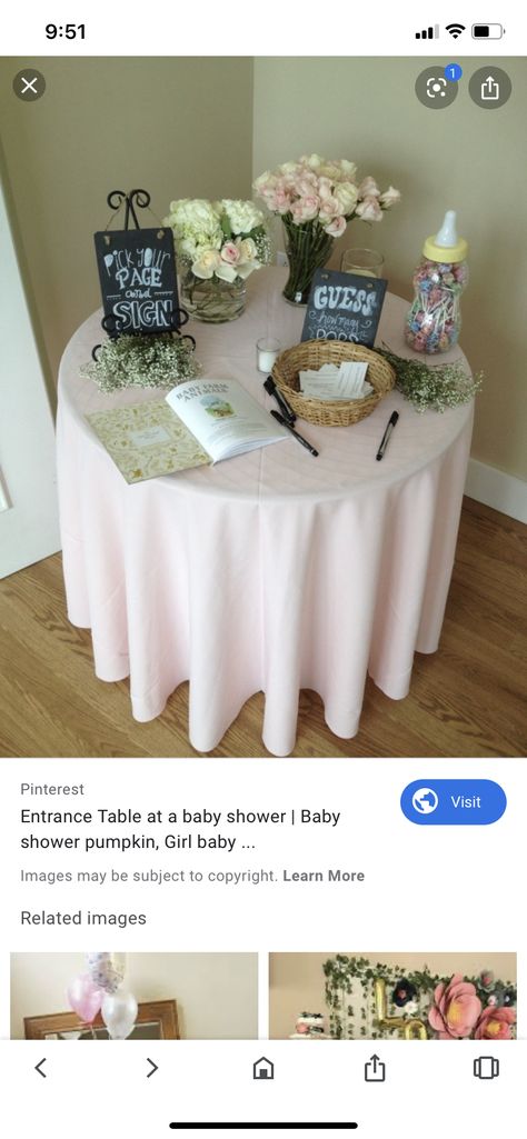 Baby Shower Sign In Table, Baby Shower Guest Table Set Up, Welcome Table Baby Shower Ideas, Baby Shower Entrance Table, Round Table Baby Shower Decor, Baby Shower Table Set Up Ideas Layout, Baby Shower Round Table Set Up, Baby Shower Table Decoration Ideas, Baby Shower Table Set Up