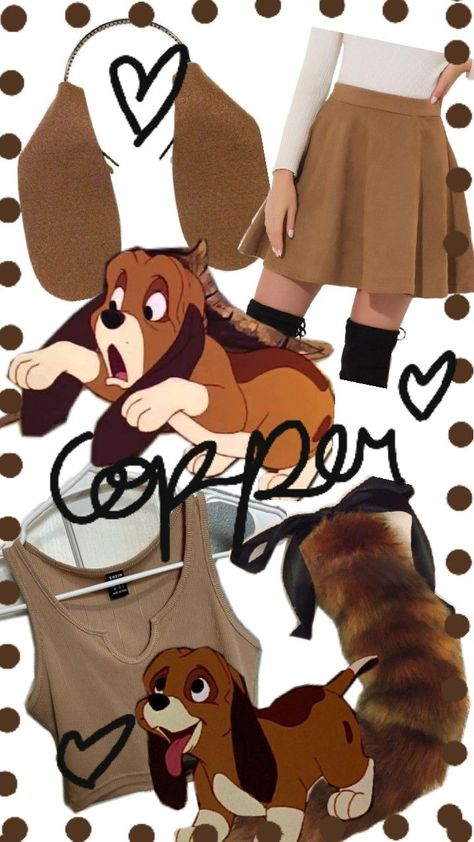 Todd And Copper, Halloween Costume, Halloween Costumes, Copper, Halloween