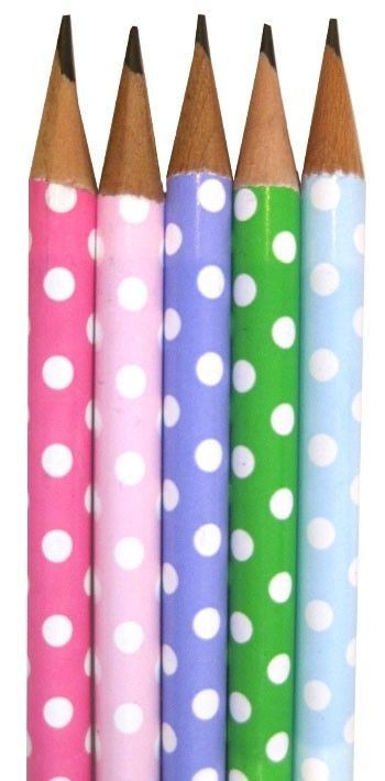 Pencils Spotty Dotty, Polka Dot Art, Dots Fashion, Polka Dot Party, Dot Day, Pastel Pencils, Cute School Supplies, Stationery Store, Connect The Dots