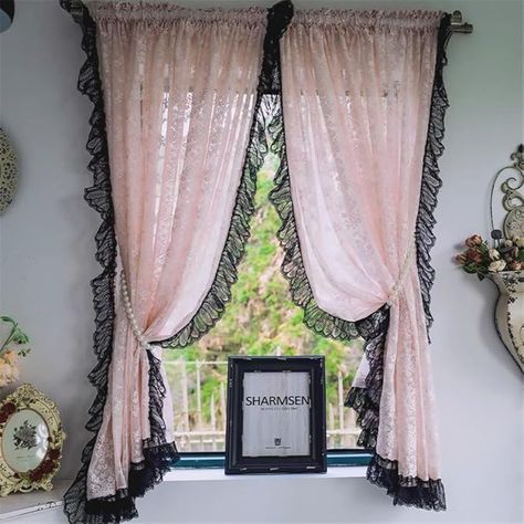 Black and gold curtains