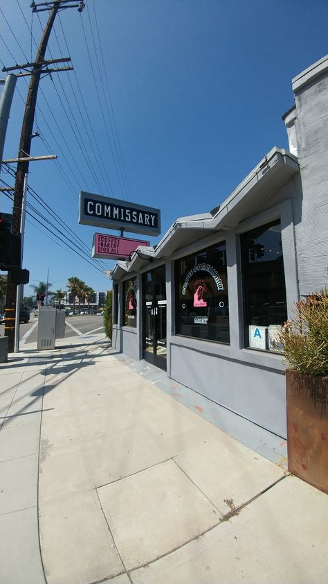 Coffee Commissary. Burbank, California. August 2018 Burbank Aesthetic, Final Girl, Burbank California, Support Group, Vision Board, California, Coffee, Outdoor Decor, Travel