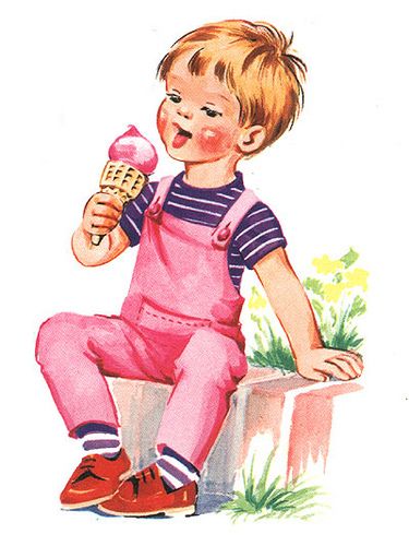 Eating Ice Cream Drawing, Eating Ice Cream Illustration, Truck Couple, Ice Cream Seller, Cream Illustration, Ice Cream Cartoon, Ice Cream Kids, Candy Drawing, Ice Cream Illustration