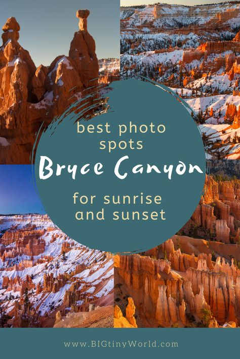 Bryce Canyon Hikes, Bryce National Park, Sunset Winter, Sunset Point, Utah Road Trip, Sunrise And Sunset, Bryce Canyon National Park, Natural Bridge, Tiny World