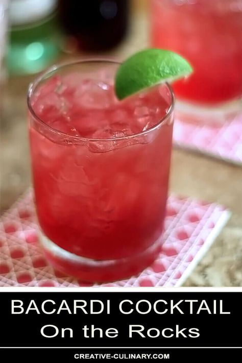 Raspberry Bacardi Drinks, Bacardi Spiced Rum Drinks, Bacardi Rum Drinks Easy, Dragon Berry Bacardi Drinks, Barcadi Rum, Bacardi Rum Drinks, Strawberry Rum Drinks, Drinks With Bacardi Rum, Bacardi Cocktails