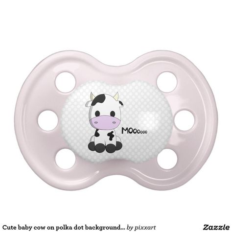 Cow Pacifier, Dot Bayi, Background Baby, Dot Background, Baby Alive Dolls, Polka Dot Background, Baby Cow, Baby Cows