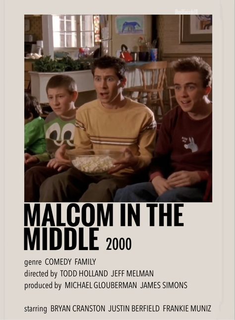 Malcolm In The Middle Poster, The Middle Series, The Middle Tv Show, Malcolm In The Middle, Frankie Muniz, Vampire Diaries Poster, Good Movies On Netflix, Tv Series To Watch, Film Anime