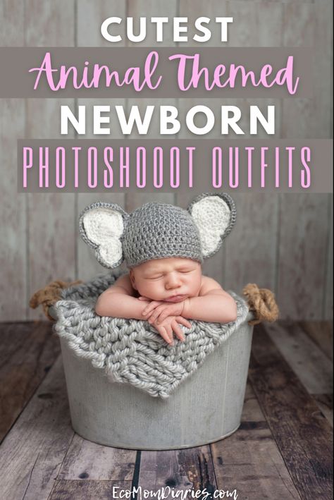 The Cutest Baby Animal Themed Crochet Outfits For Your Newborn Baby’s First Photoshoot #newbornphotography #newborn #babyoutfit #babyshowergifts Newborn Crochet Outfits, Baby Animal Costumes, Crochet Newborn Outfits, Month Ideas, Photoshoot Outfit Ideas, Crochet Baby Photo Prop, Penguin Theme, Crochet Outfits, Puppy Costume