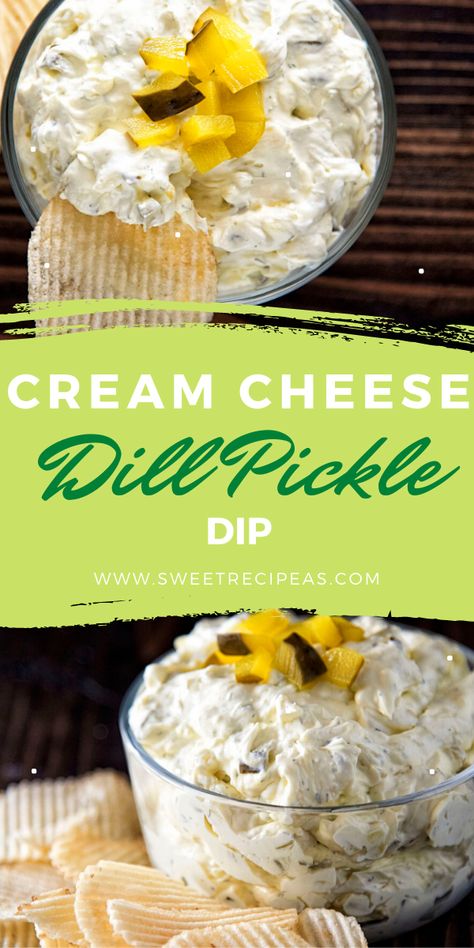 Cream Cheese Dill Pickle Dip, Pickle Juice Recipe, Dill Pickle Dip Recipe, Pickle Dip Recipe, Dip Mixes, Dill Pickle Dip, Cottage Cheese Dips, Pickle Dip, Awesome Appetizers