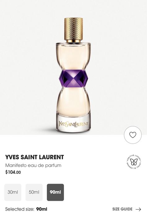 YVES SAINT LAURENT MANIFESTO EAU DE PARFUM Yves Saint Laurent Manifesto, Yves Saint Laurent, Perfume Bottles, Saint Laurent, Fragrance, Quick Saves