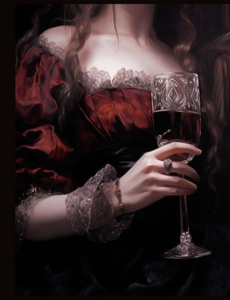 Vampire In Coffin Art, Manipulate Aesthetic, Vampire Gothic Art, Bride Of Dracula Aesthetic, Art Inspo Photos, Rich Vampire Aesthetic, Vampire Aesthetic Woman, Vampiress Aesthetic, Baroque Aesthetic Dark