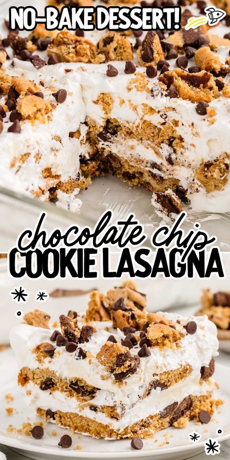 Cookie Lasagna Cookie Butter Lasagna, Dessert Lasagna Recipes, Oreo Lasagna Recipe, 9x13 Desserts, Chocolate Lasagna Dessert, Cookie Lasagna, Oreo Lasagna, Cookie Dough Desserts, Peanut Butter Lasagna